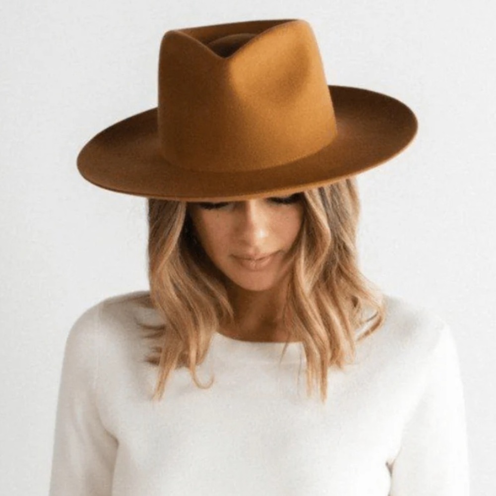 Like New GIGI PIP women's zephyr rancher hat in cinnamon